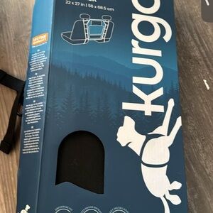 Kurgo Black and Blue Pet Travel Seat Cover